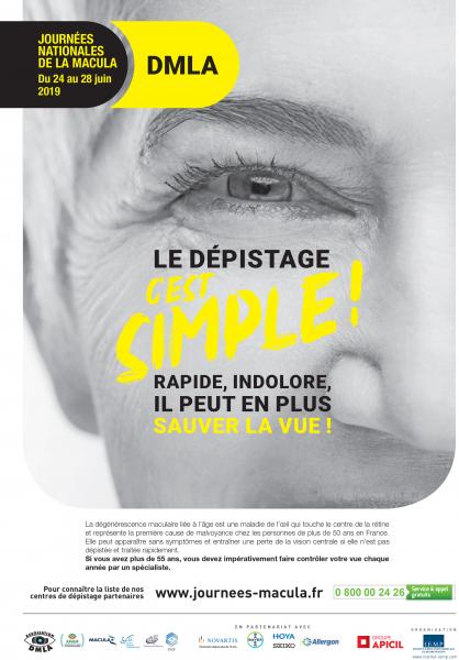 affiche Journées de la Macula
